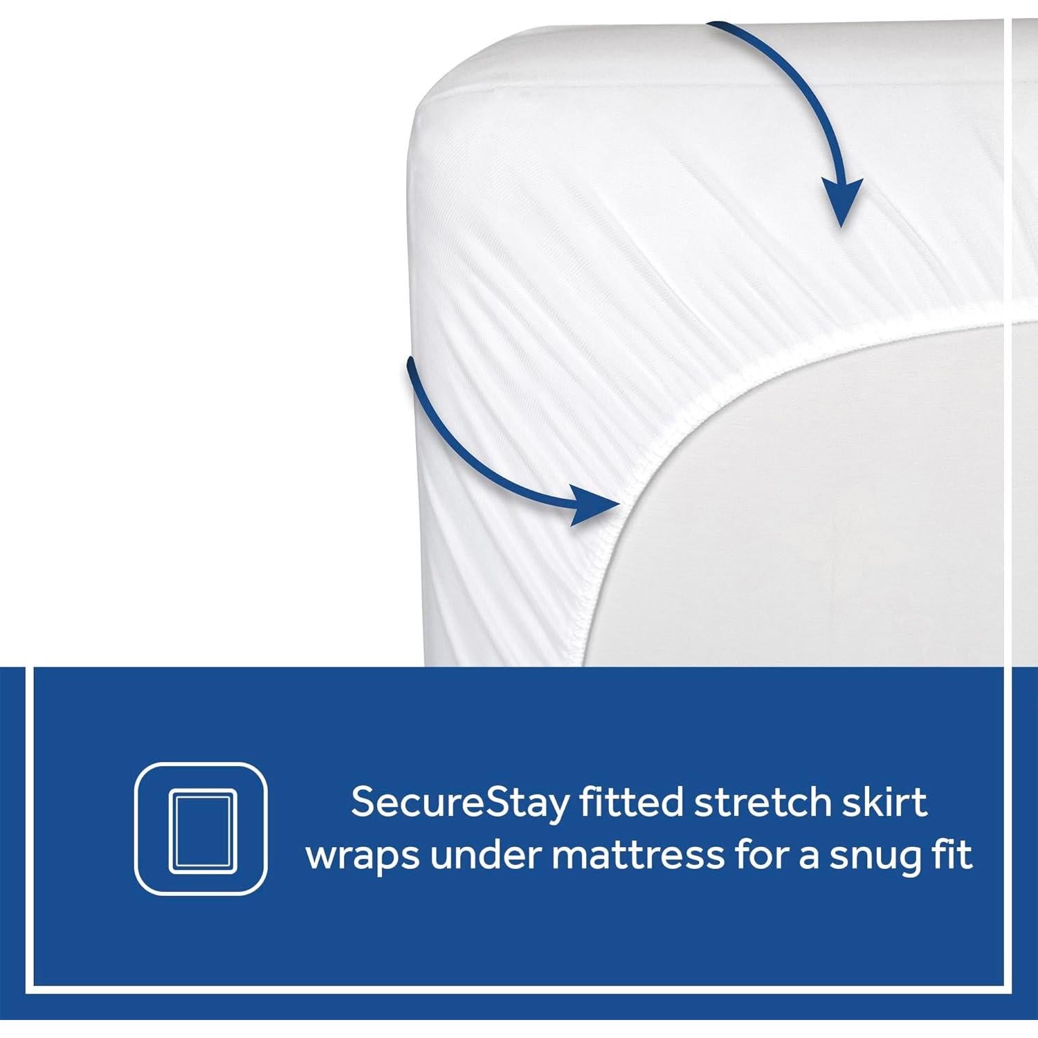 Protector de Colchón Impermeable Sealy Baby Cuna 132x71 cm