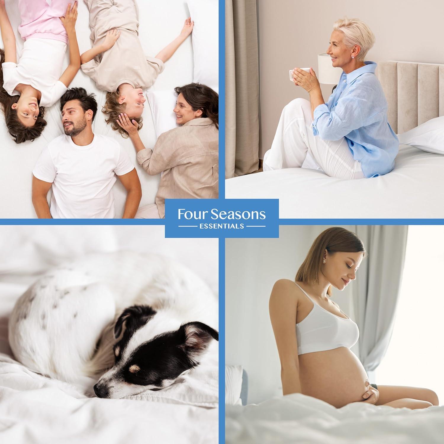 Protector de Colchón Cuna Four Seasons Essentials 71x132 cm