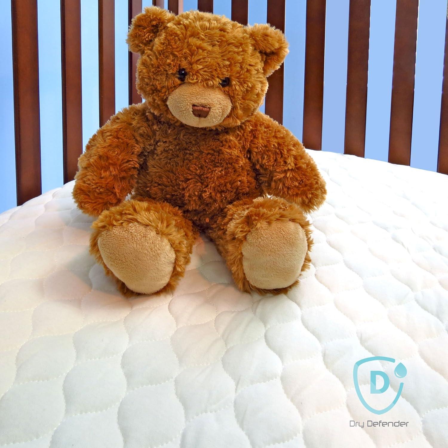 Protector de Cuna Impermeable Dry Defender Algodón Orgánico 71x132 cm