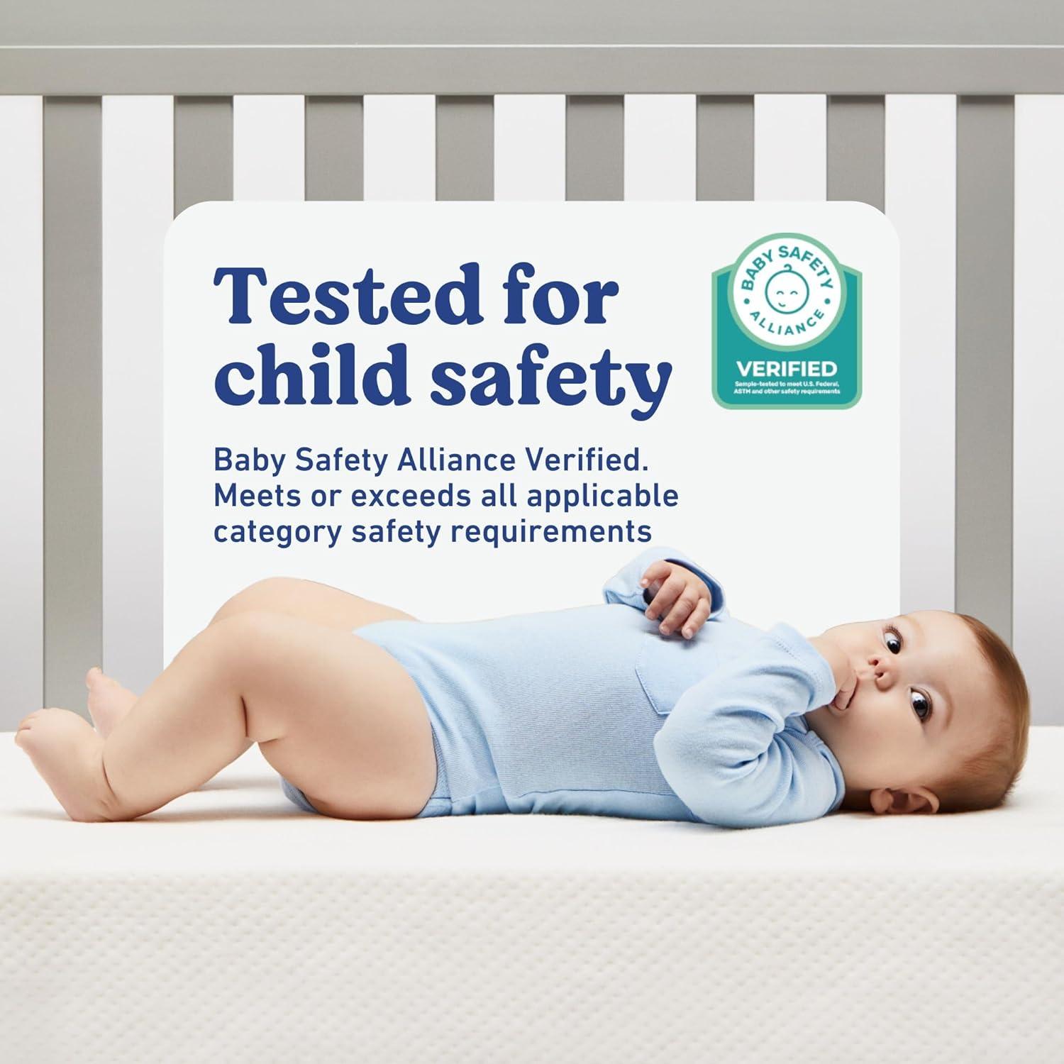 Colchón Graco Premium para Cuna y Niños - 132x71 cm, Impermeable
