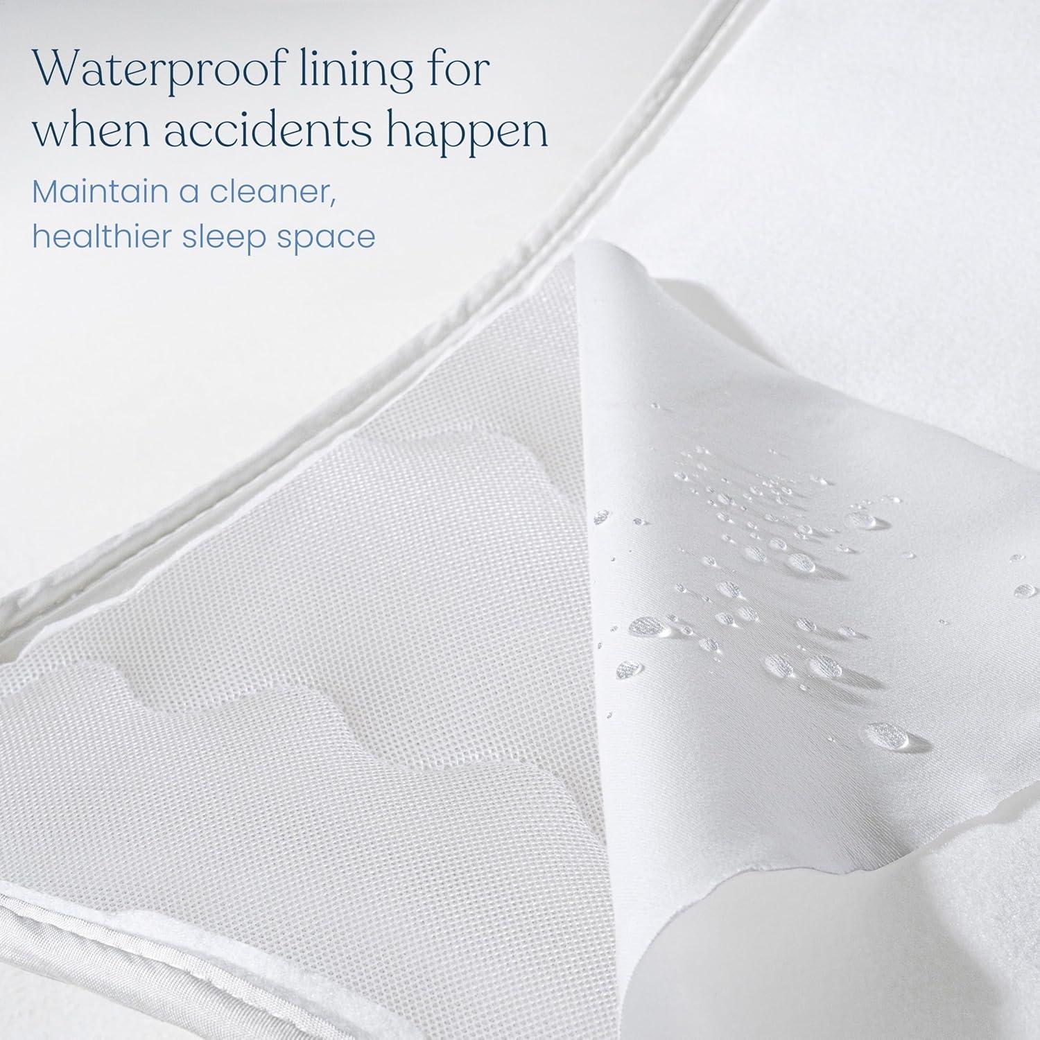 Funda de Colchón para Cuna HALO Transpirable Impermeable 71x133 cm