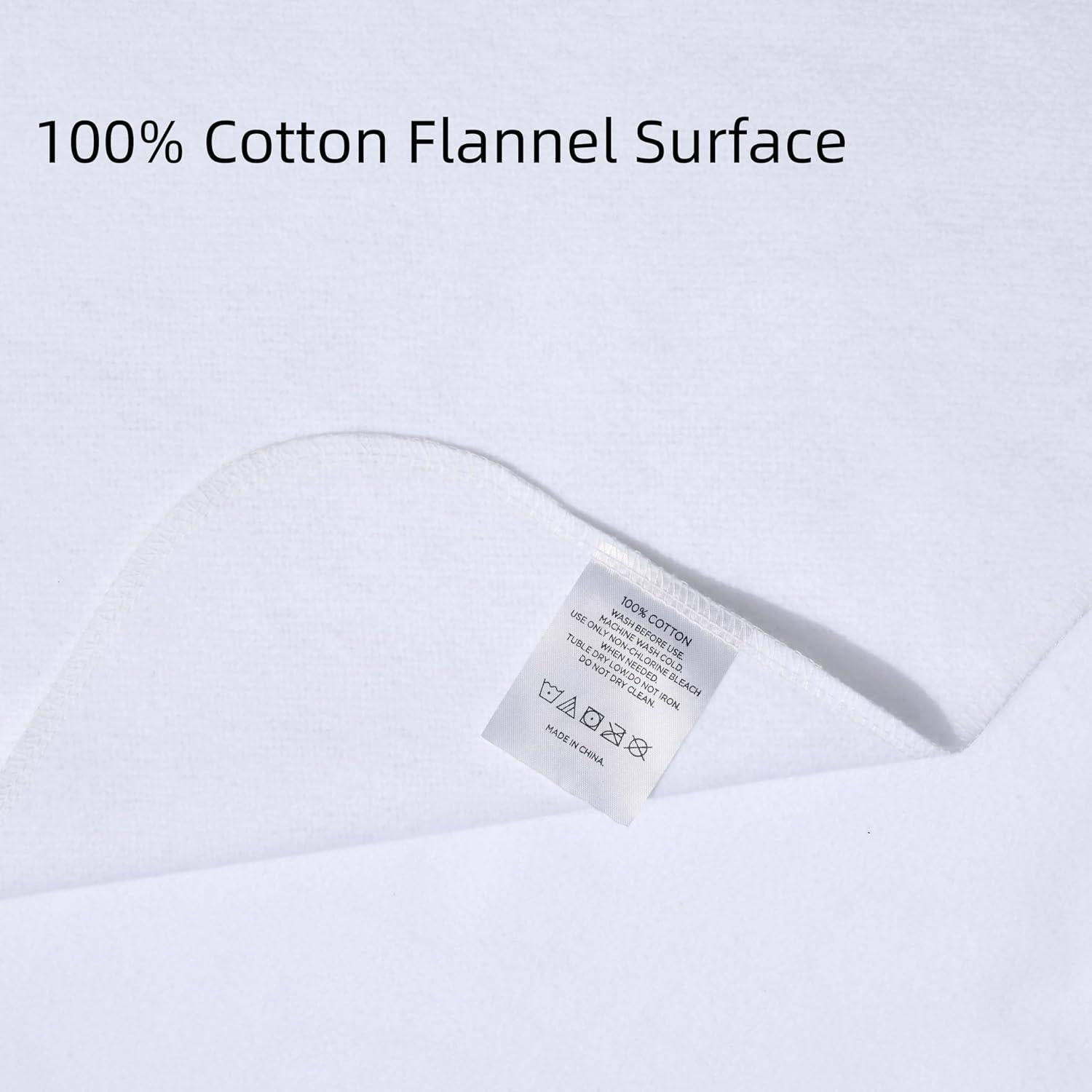 Protector de colchón impermeable Shunjie.Home 86x137 cm