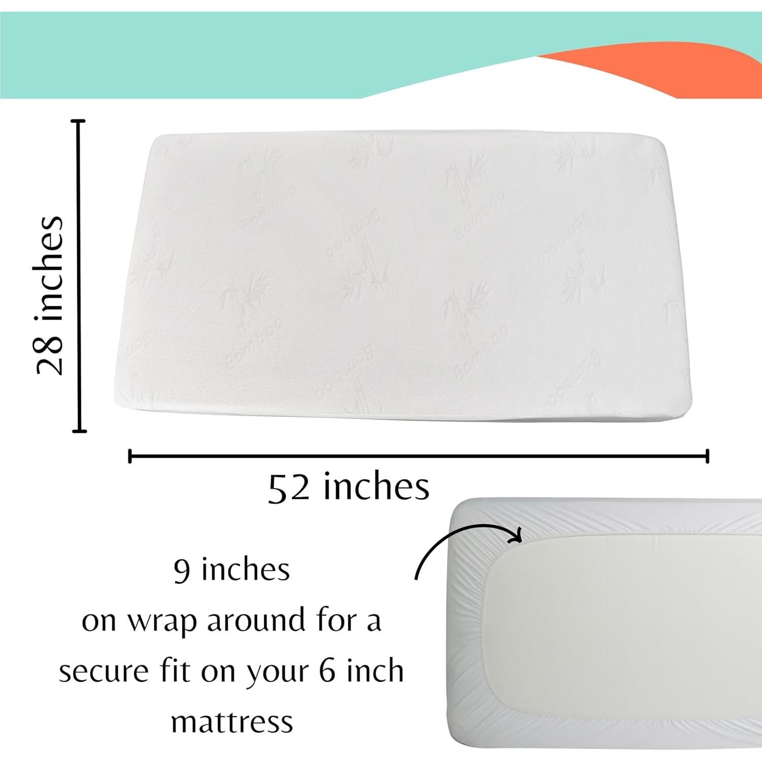 Protector de Colchón de Cuna Natural Snuggles 132x71 cm Impermeable