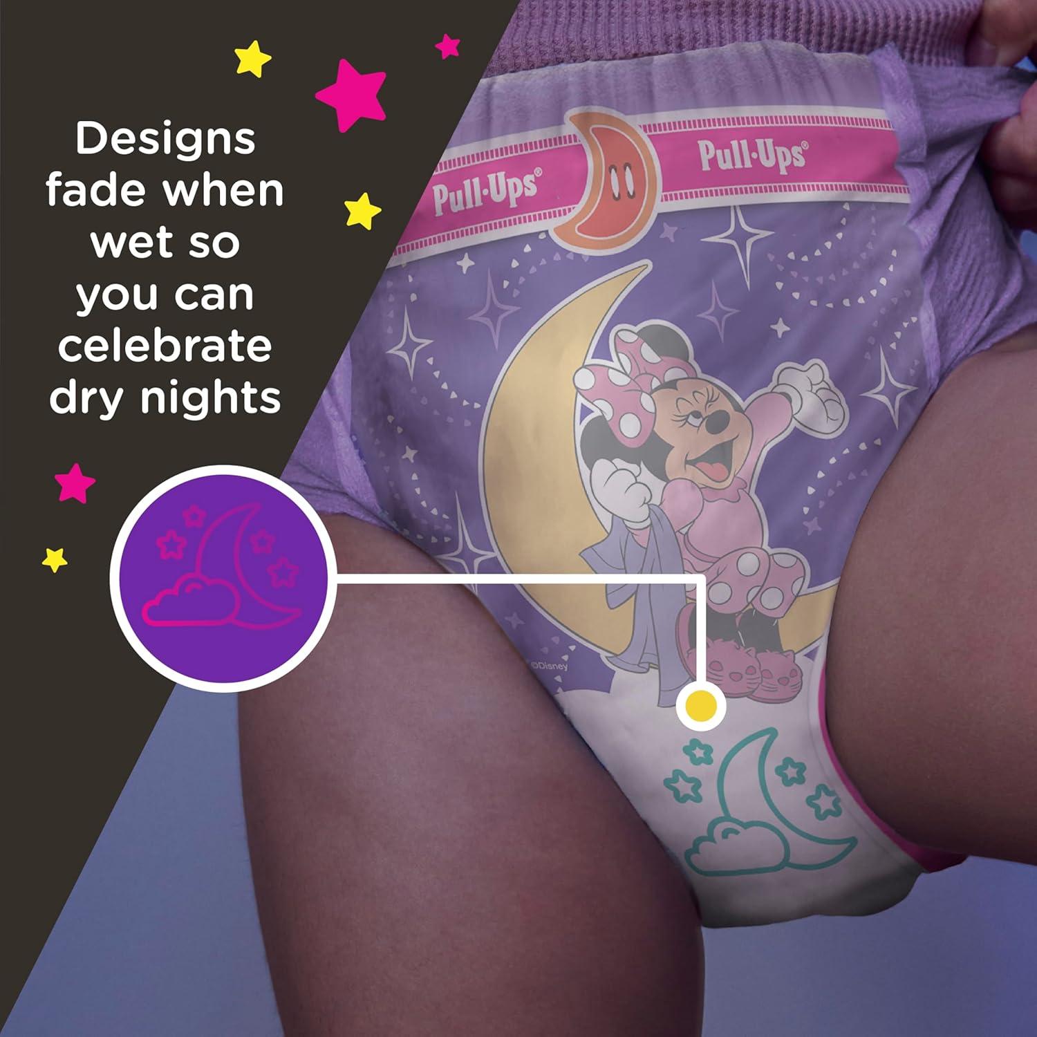 Pantalones de Entrenamiento Nocturno Pull-Ups Niñas 3T-4T 60 Unidades