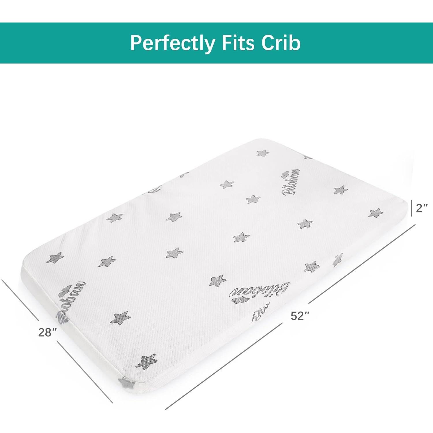 Protector de Colchón para Cuna Biloban 132x69 cm Impermeable