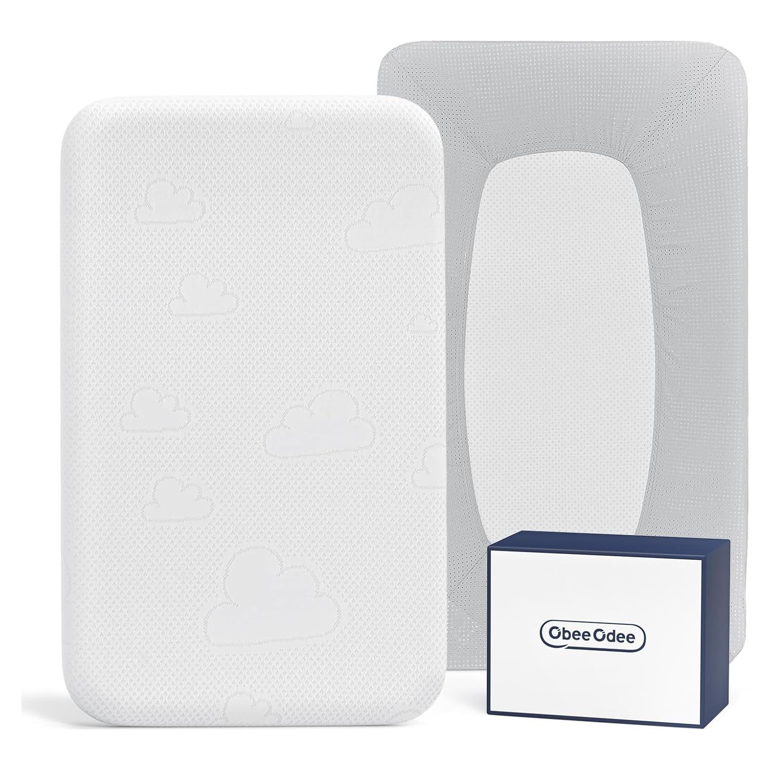 Colchón para cuna mini Obee Odee 83.82x50.8 cm transpirable