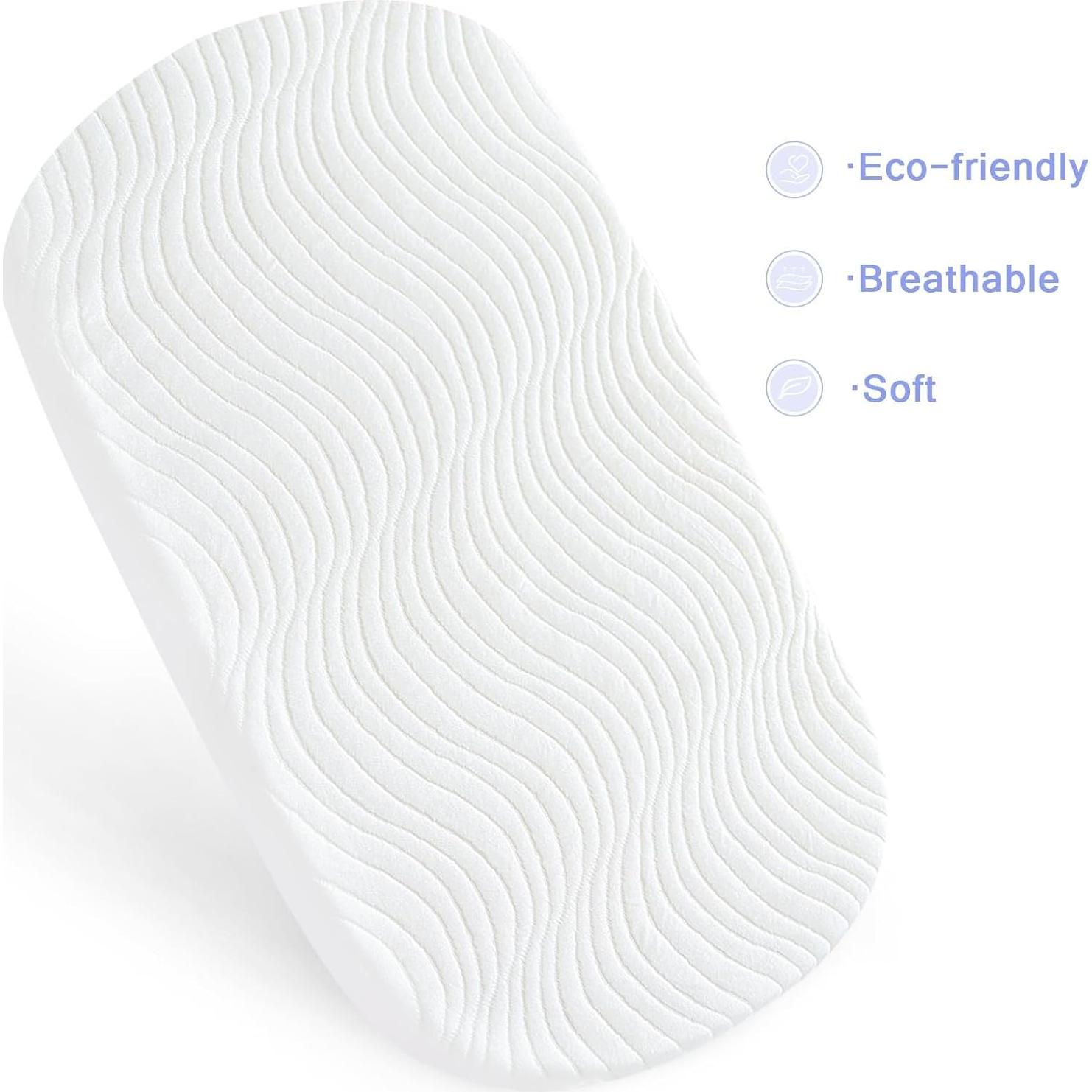 Colchón para Cuna Luv4babe 45.72x73.66cm Impermeable Lavable