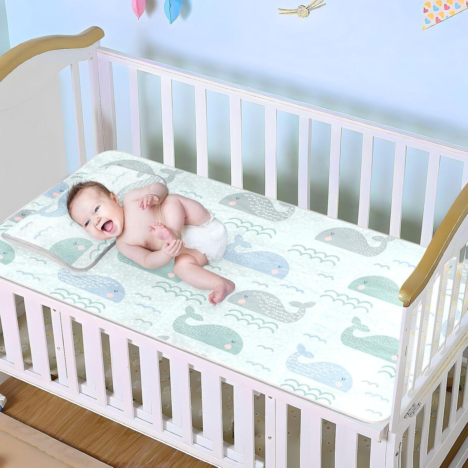 Alfombra Enfriadora para Bebé Burbuja 71x132 cm Seda Fría