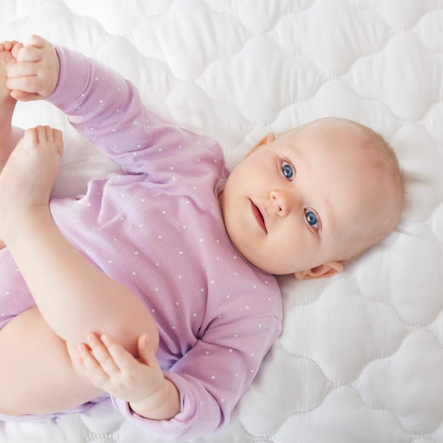 Protector de Colchón Moonsea para Pack and Play Baby Trend