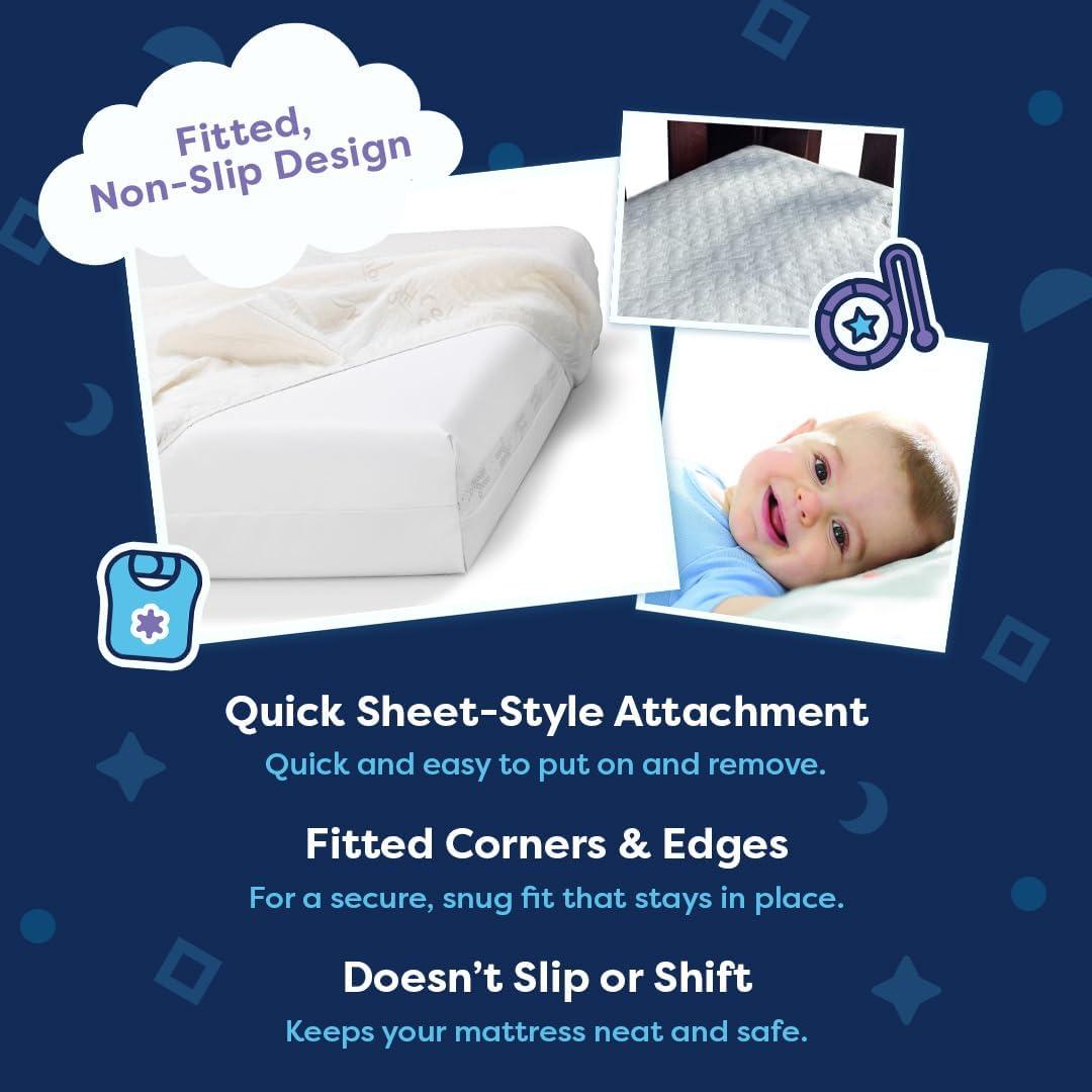 Cubierta de colchón impermeable Moonlight Little Dreamer 61x97cm