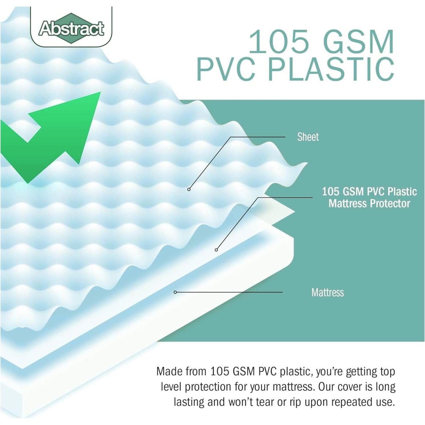 Cubierta de Colchón Impermeable Abstract 28x52x20 cm Vinilo