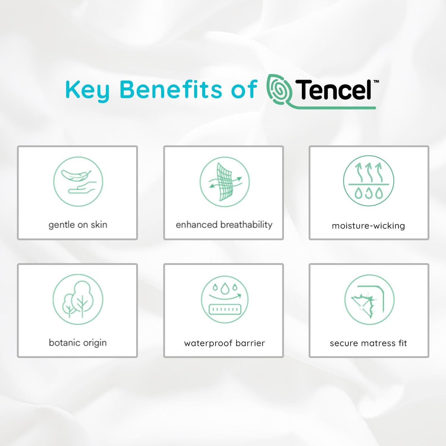 Protector de Colchón TENCEL PUREgrace para Cuna - Impermeable