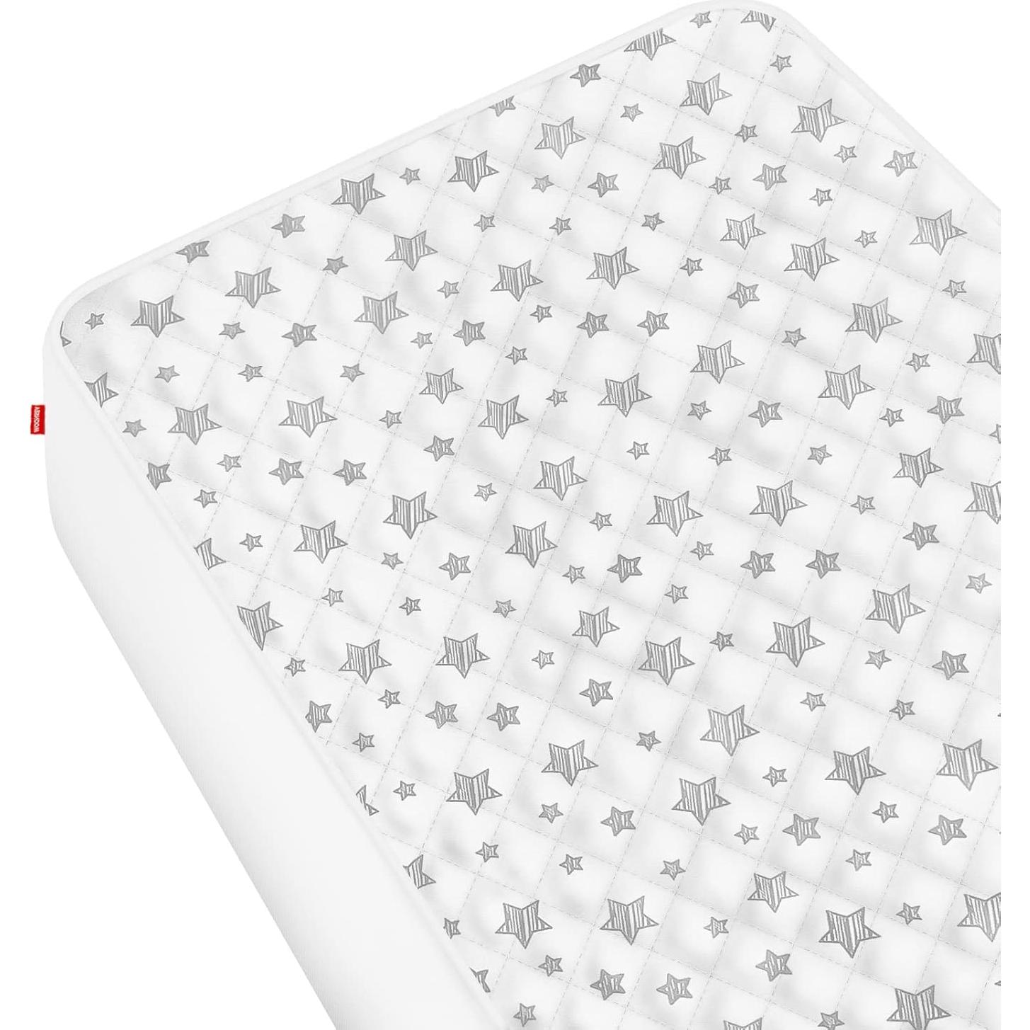 Protector de Colchón de Cuna Impermeable Moonsea 132x71 cm