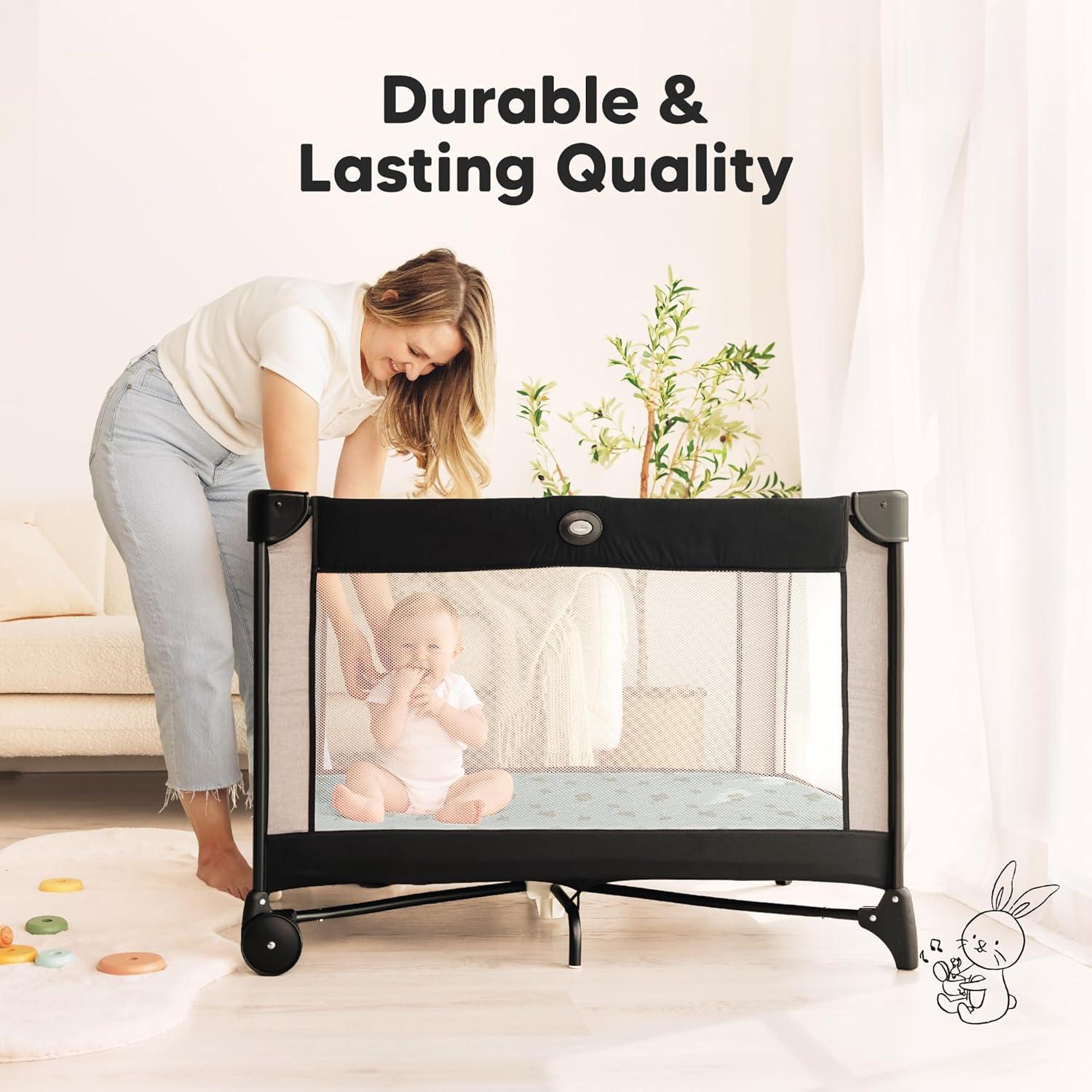 Sábanas Ajustadas para Cuna Mini KeaBabies - 2 Piezas 96.5x66 cm