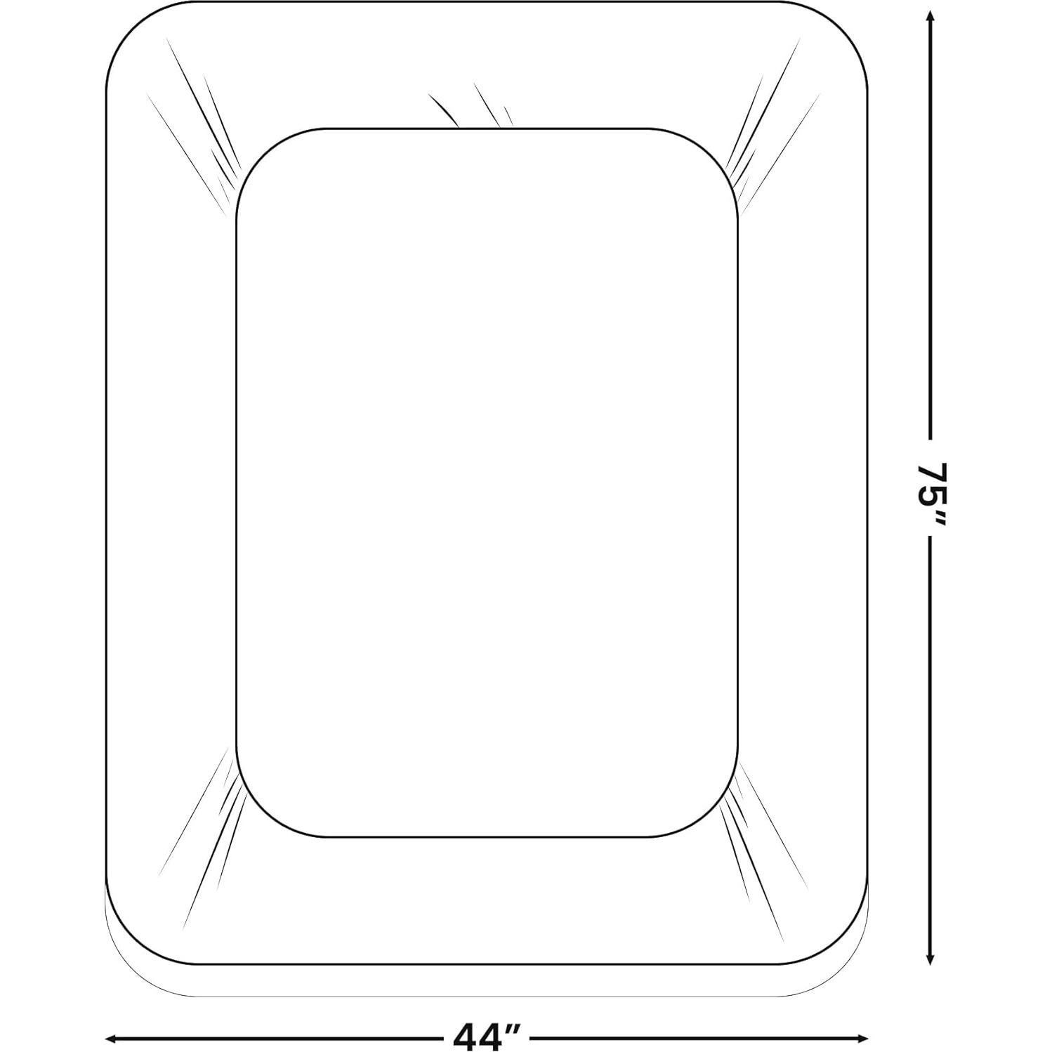 Protector de Colchón Acolchado Abstracto Impermeable 112x191 cm
