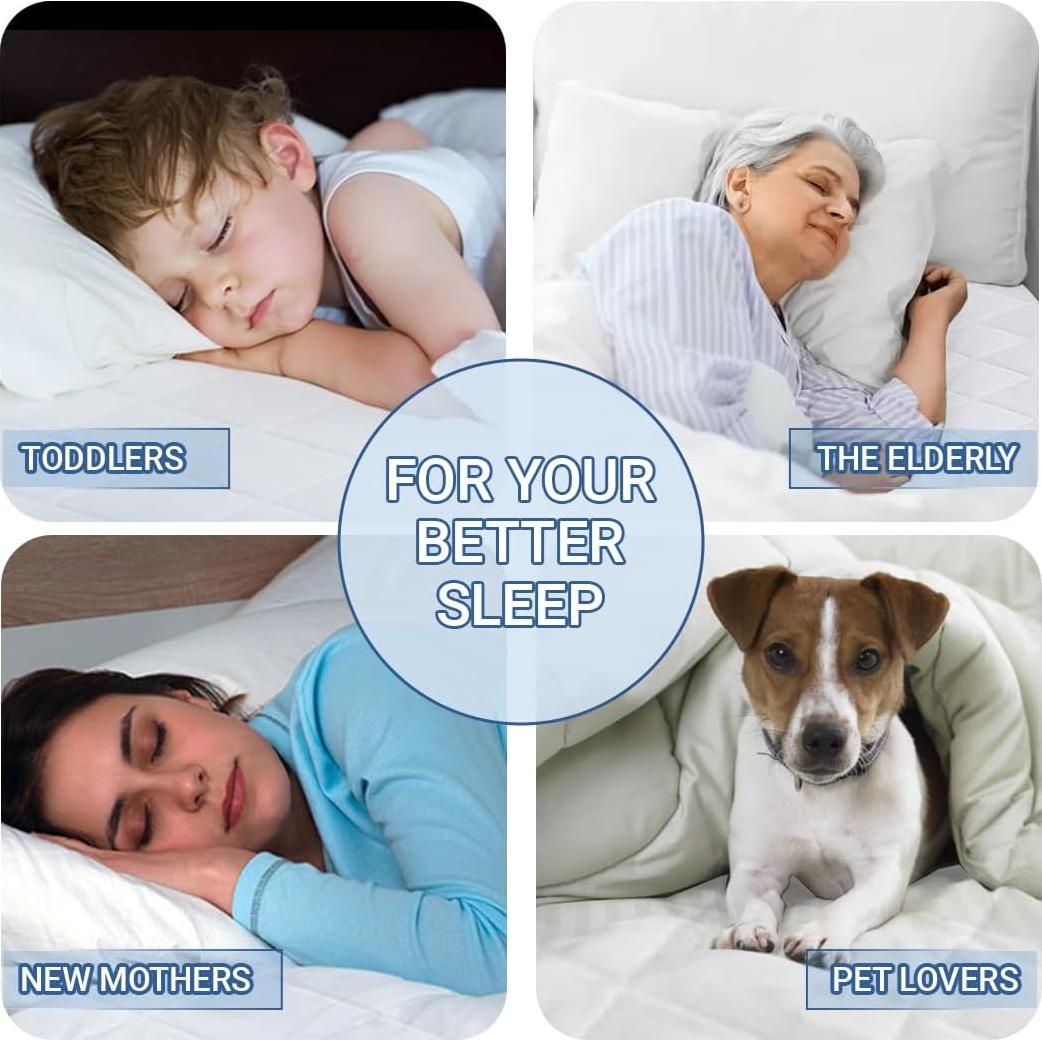 Protector de Colchón Acolchado Abstracto Impermeable 112x191 cm