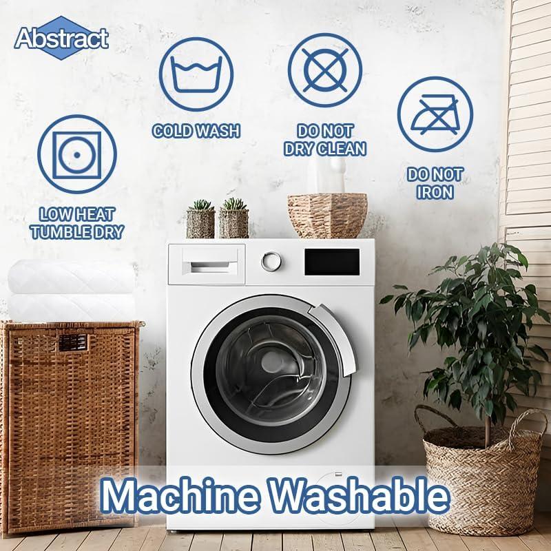 Protector de Colchón Acolchado Abstracto Impermeable 112x191 cm