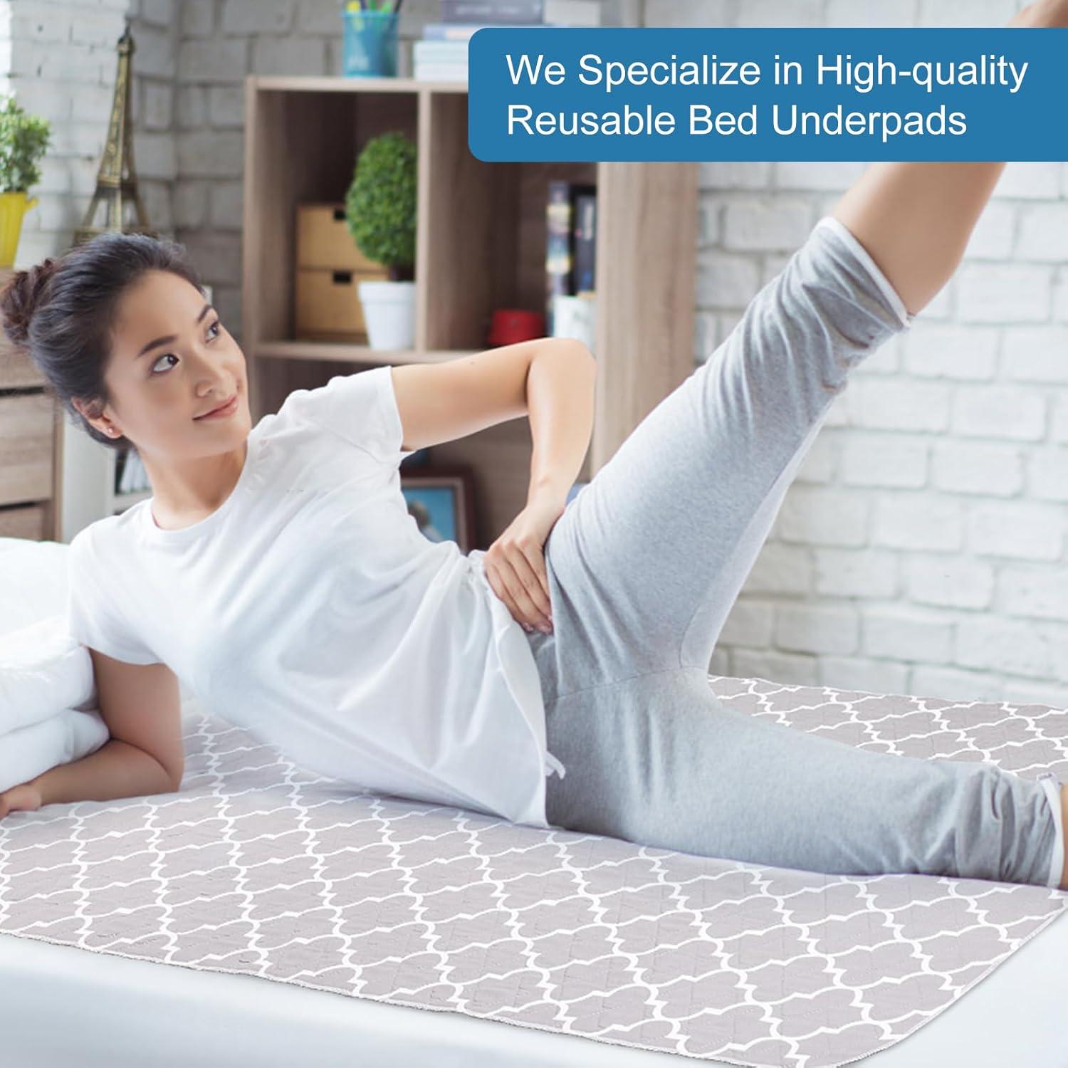 Almohadillas Lavables OUTCREATOR 86x142 cm Paquete de 2 Gris