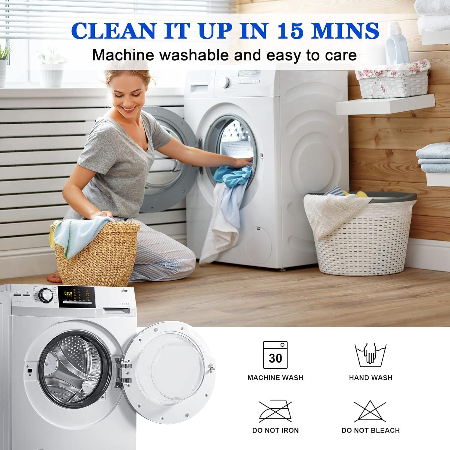 Protector de Colchón Impermeable Sufdari King 18" Burdeos