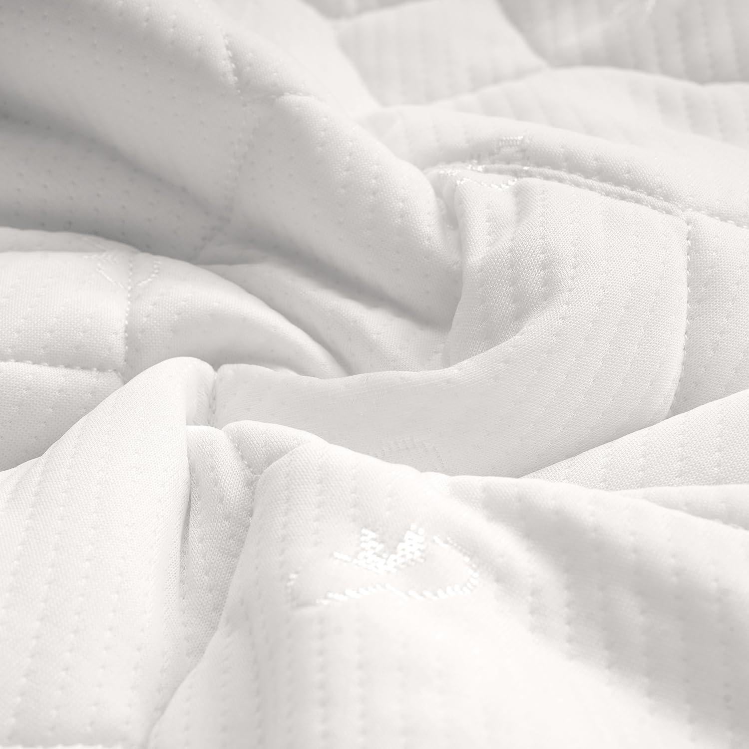 Protector de Colchón CHILLSUN Queen Hipoalergénico Blanco