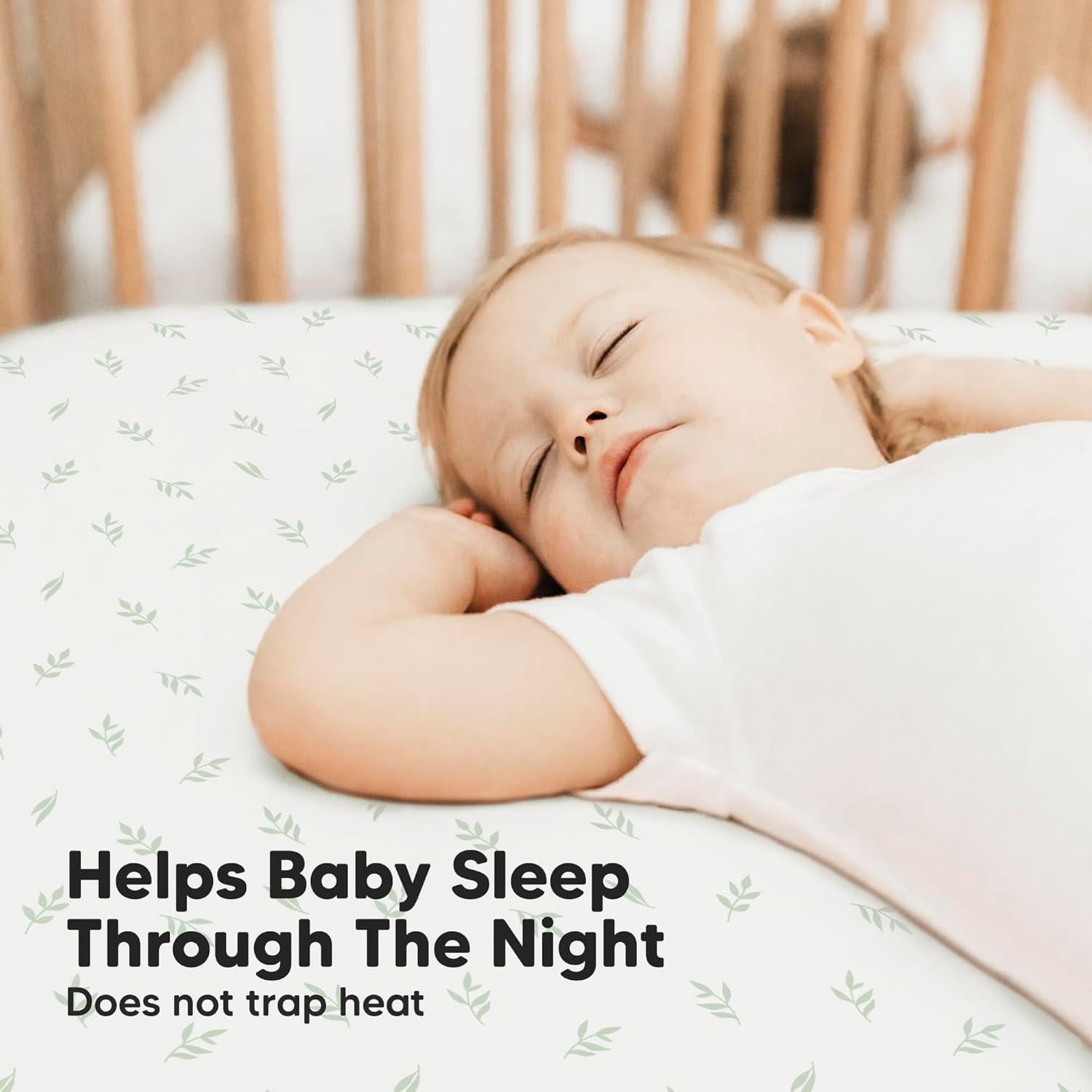 Juego de 2 Sábanas Ajustadas para Cuna KeaBabies 132x71 cm Viscosa Bambú