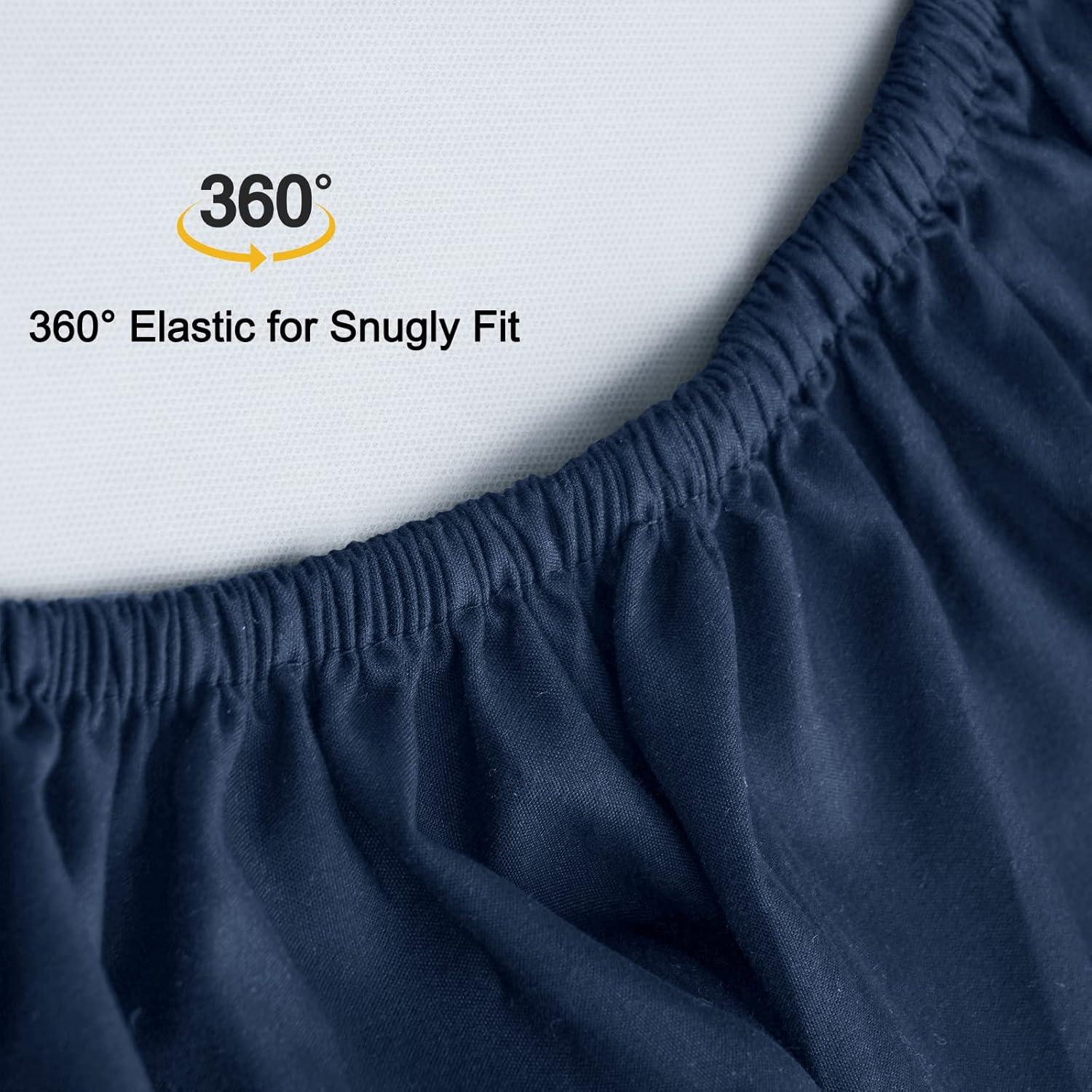 Sábanas de Cuna Impermeables David's Kids 2 Piezas Azul Gris