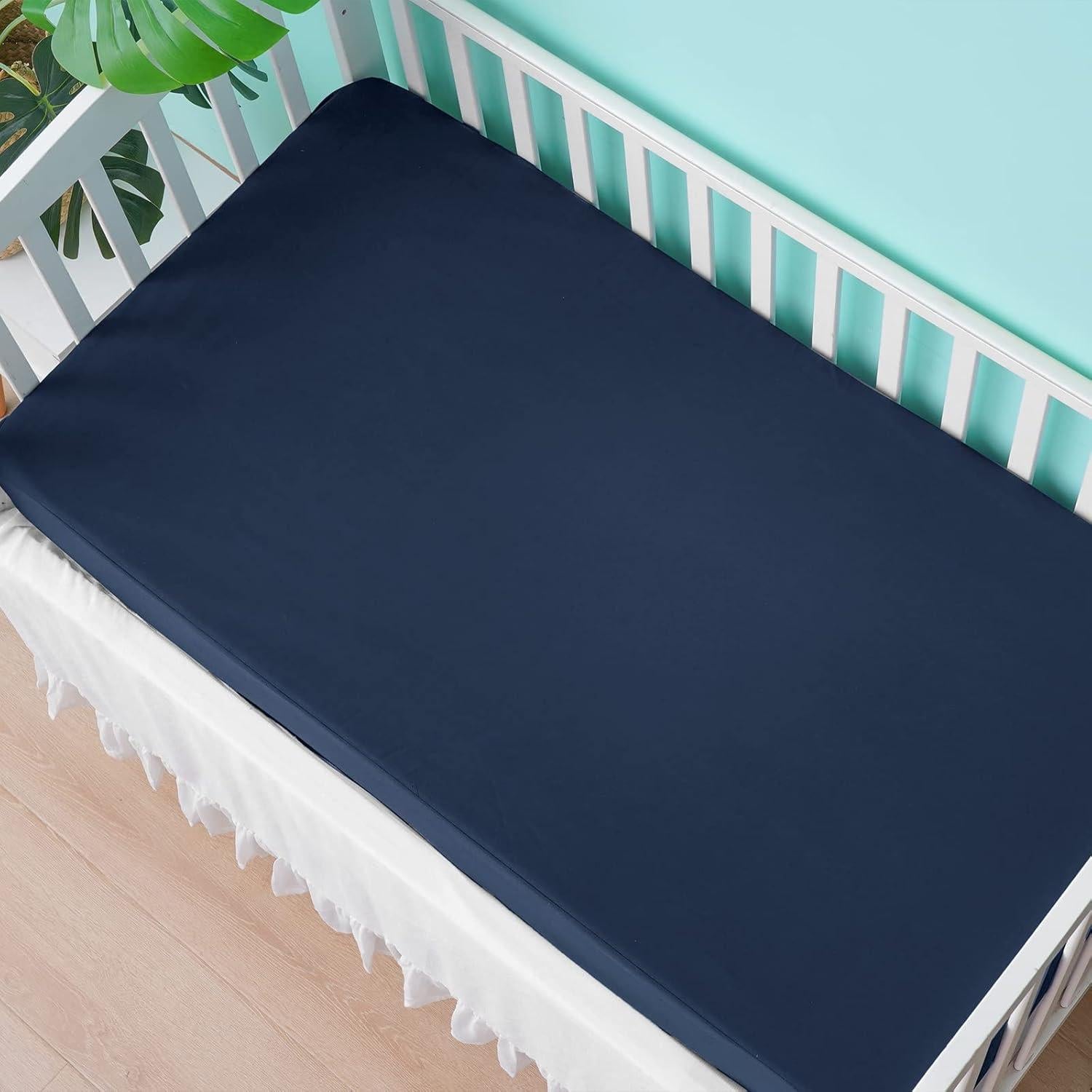 Sábanas de Cuna Impermeables David's Kids 2 Piezas Azul Gris