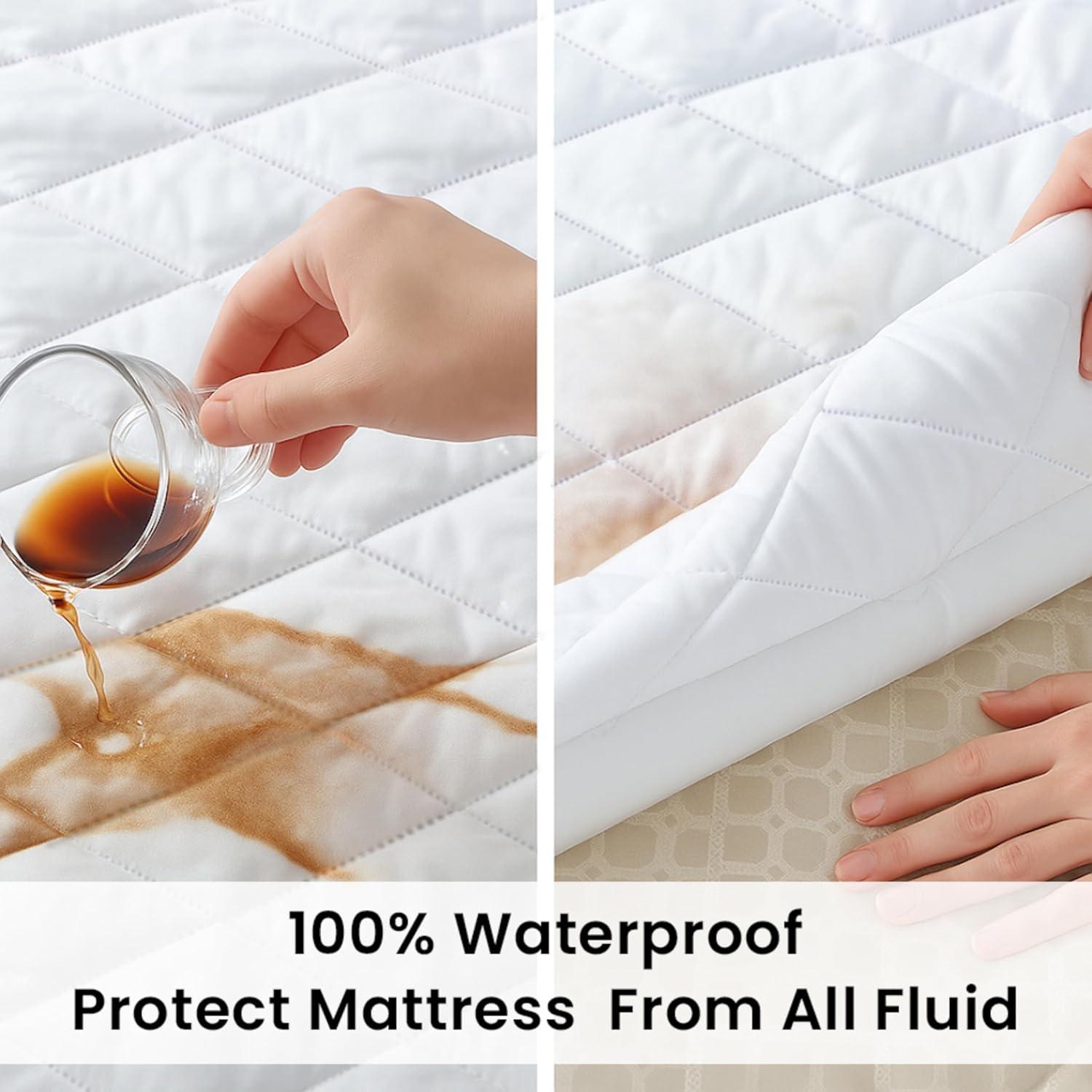 Protector de Cama Lavable Queen Cotton Passion - Impermeable