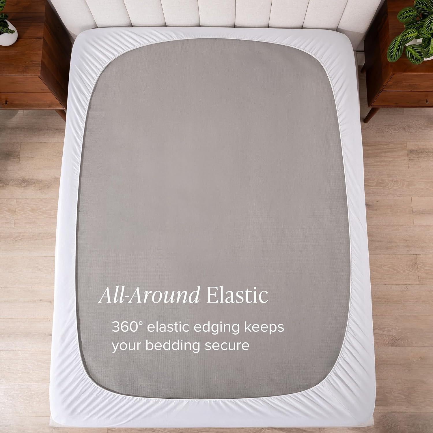 Almohadilla de Colchón Twin Bare Home Reversible Microplush