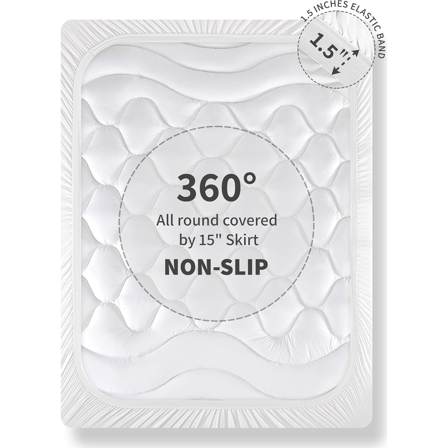 Protector de Colchón Sonive Queen Microfibra Ajustable 152x203 cm