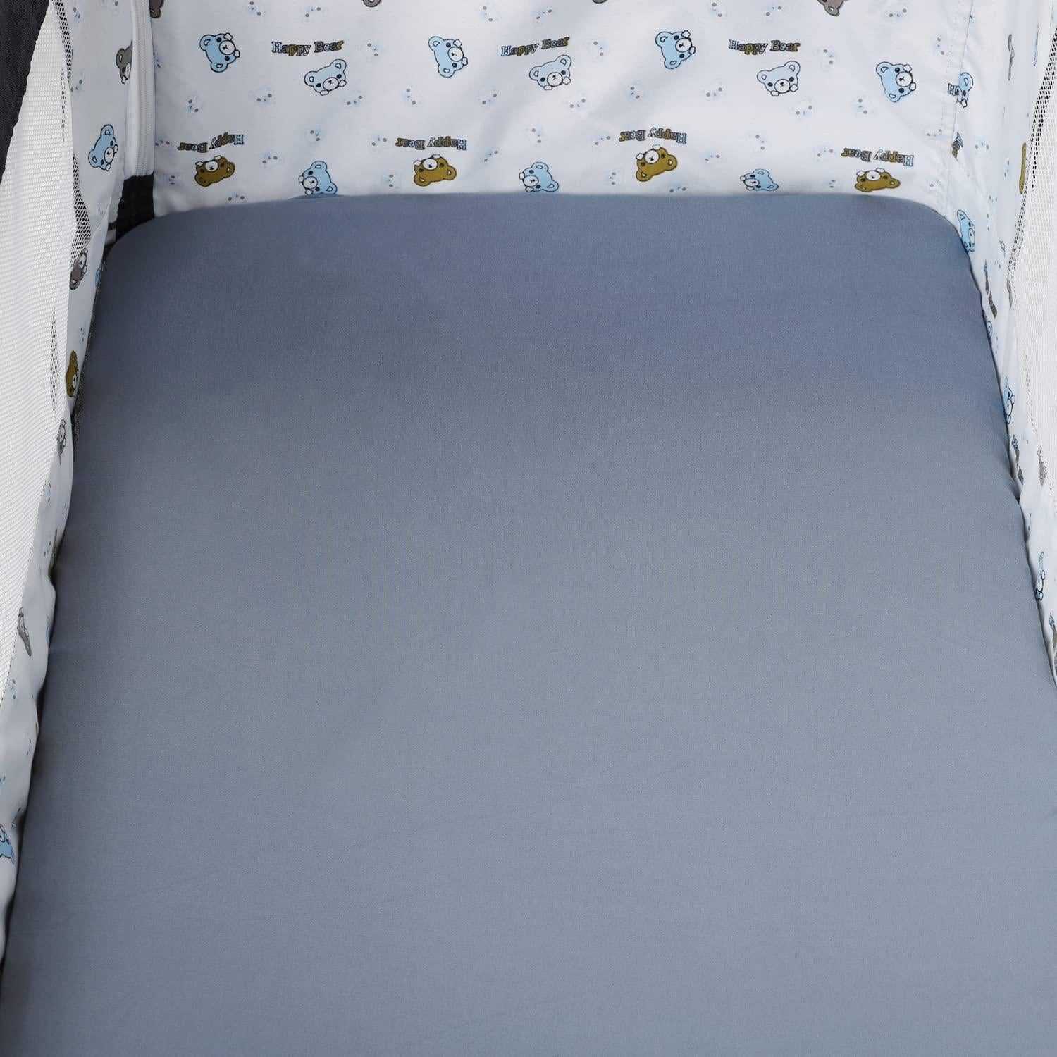 Juego de Sábanas Ajustables Tontukatu 3 Piezas para Cuna 61x97cm