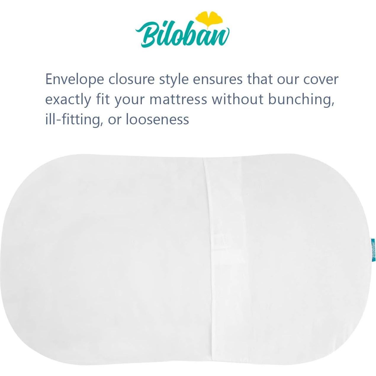 Cubierta de colchón para cuna Biloban Halo Bassinest 78.74x45.72cm