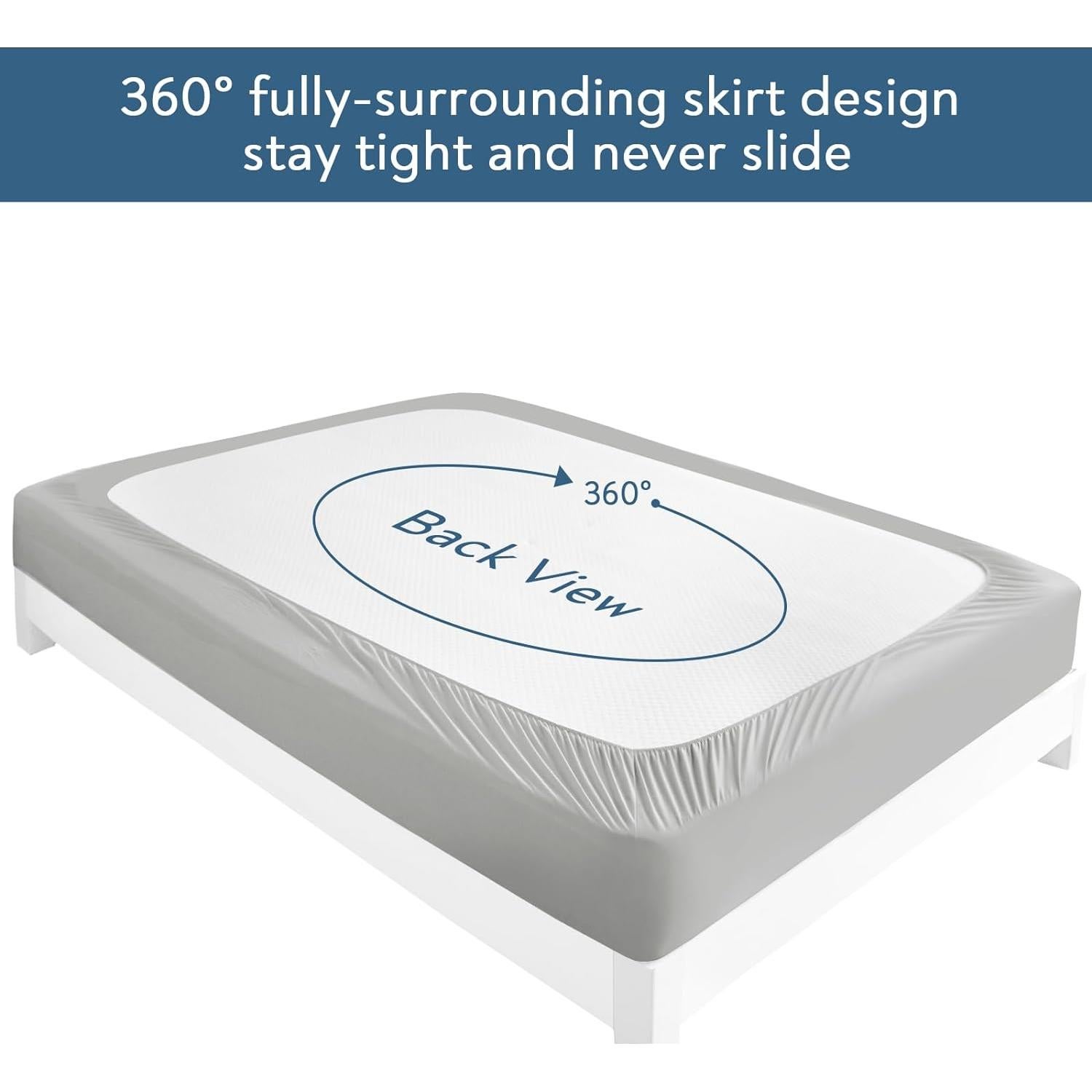 Protector de Colchón Twin Magik & Kover 2 Pack Impermeable