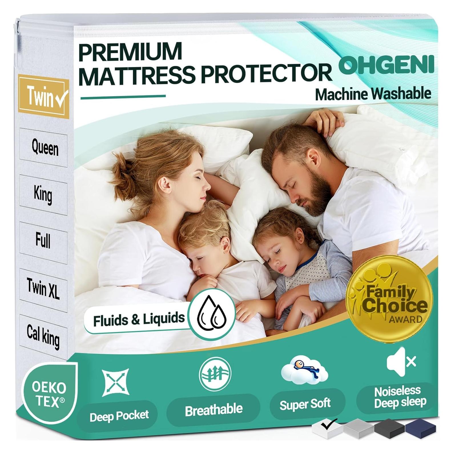 Protector de Colchón OhGeni Impermeable Individual 190x99 cm