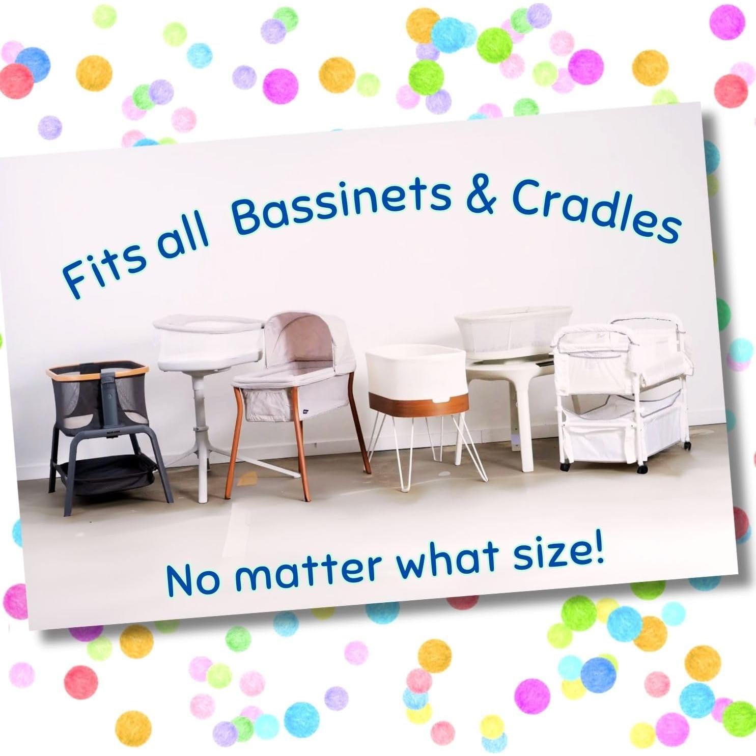 Almohadilla para cuna ovalada First Essentials 30.5x73.7 cm