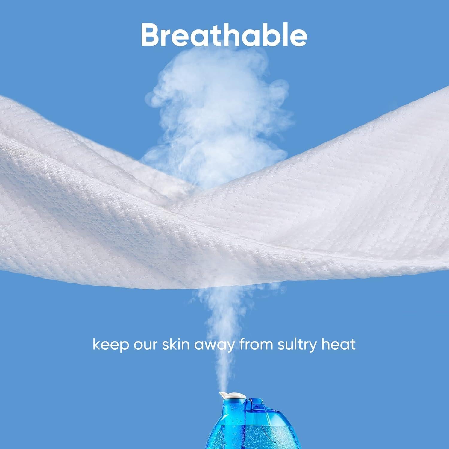 Protector de Colchón Hanherry Queen 100% Impermeable 3D