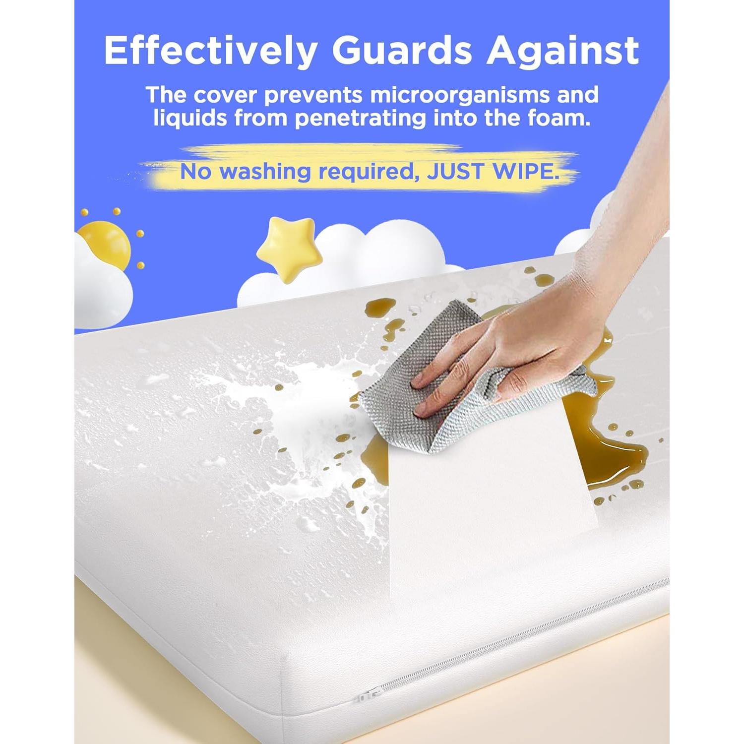 Colchón Pack and Play iMMDOKIN 96.5x66cm Hipoalergénico