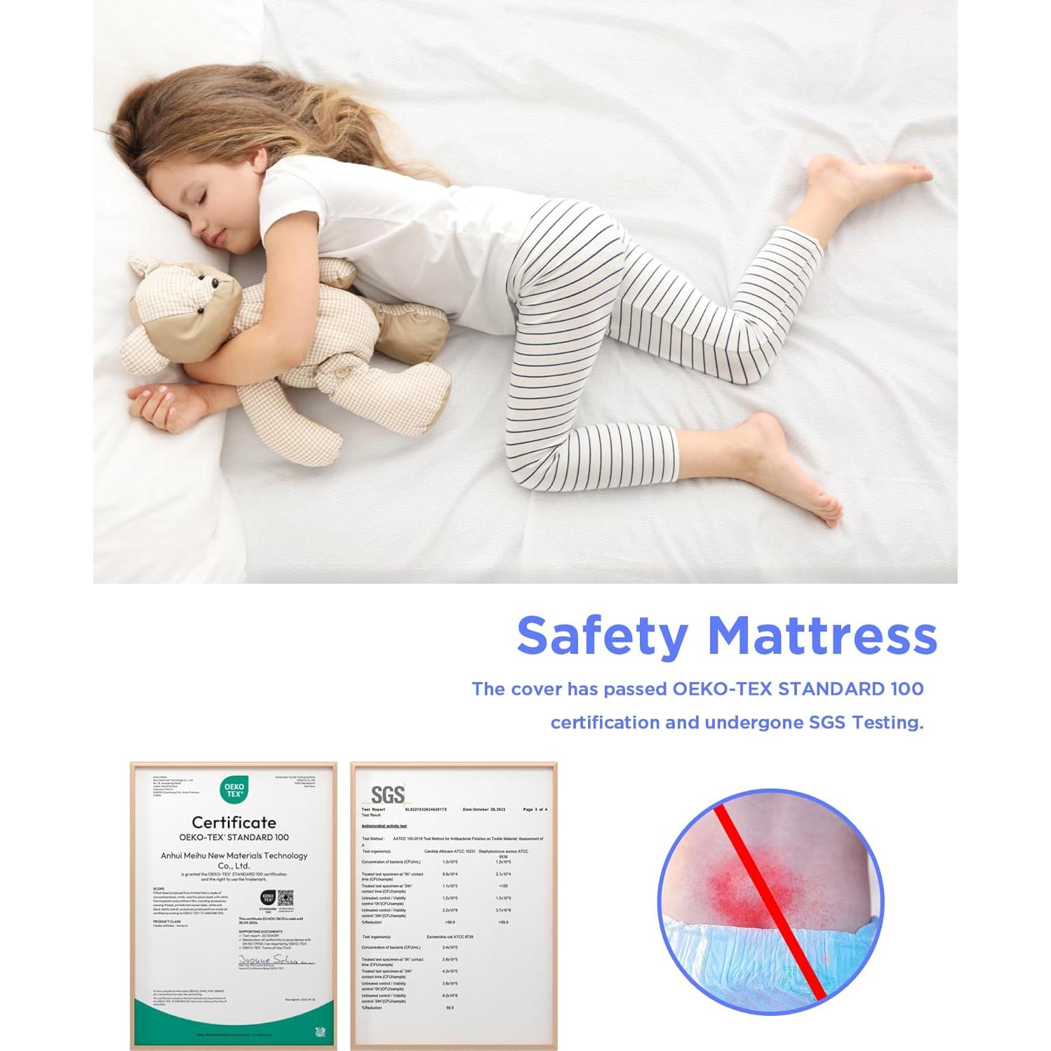 Colchón Pack and Play iMMDOKIN 96.5x66cm Hipoalergénico