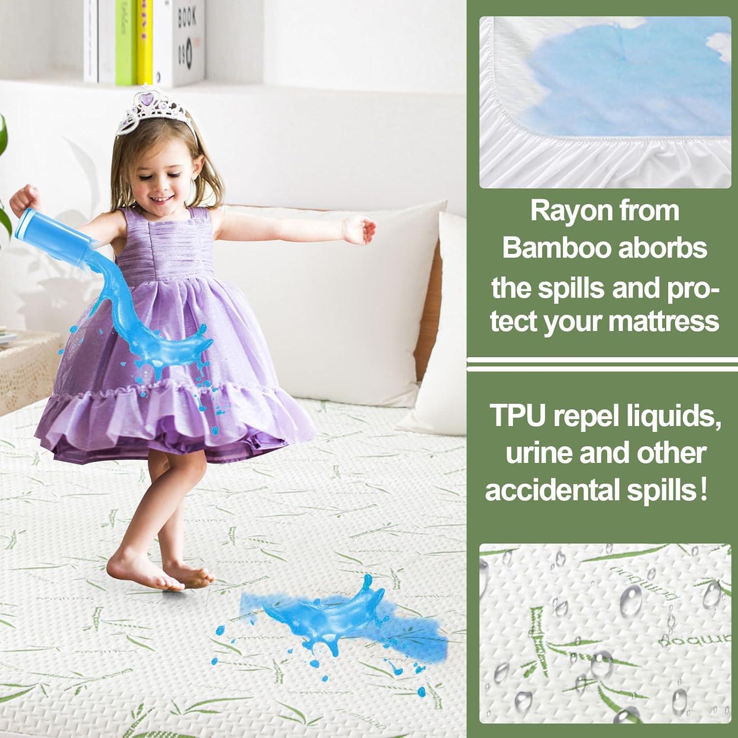 Protector de Colchón Queen Softhour Impermeable y Transpirable