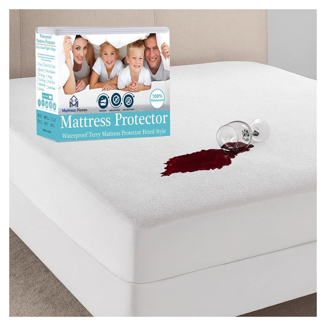 Protector de Colchón Impermeable Mattress-Homes Completo 15"
