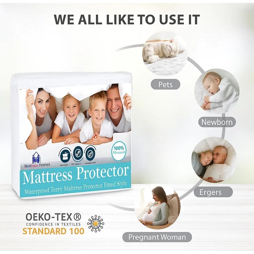 Protector de Colchón Impermeable Mattress-Homes Completo 15"
