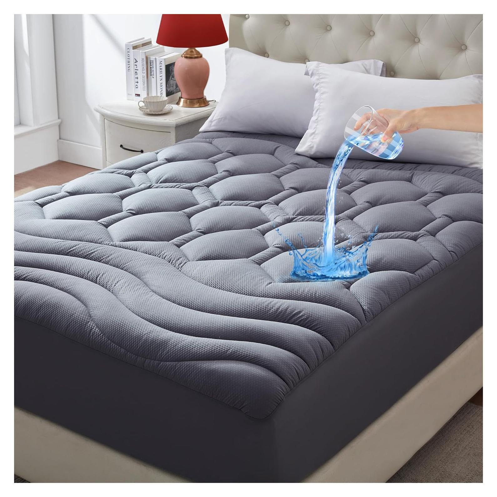 Protector de Colchón King Size Elven Home Impermeable 198x203 cm