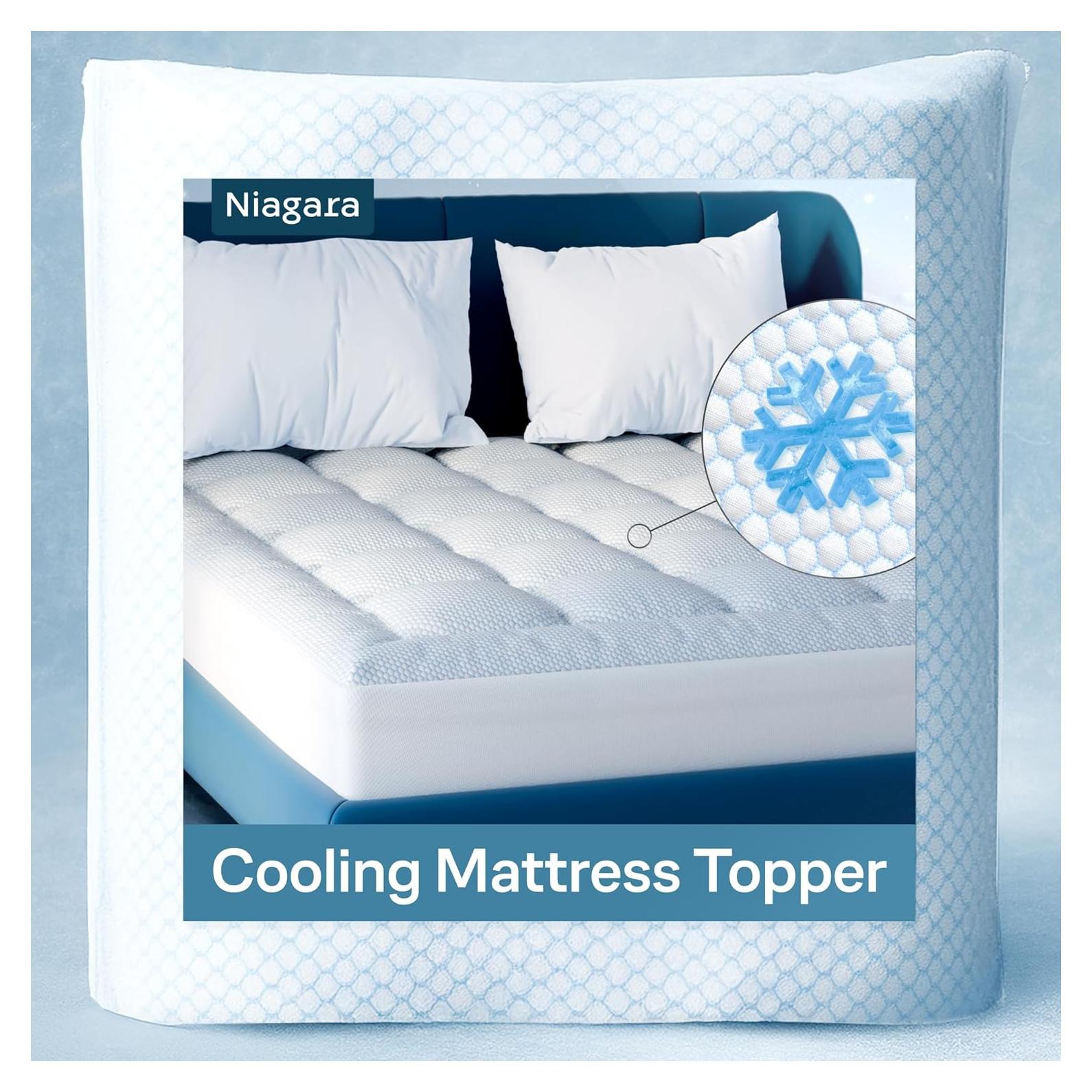 Cubierta de Colchón Niagara Cooling Queen 152x203 cm Acolchada