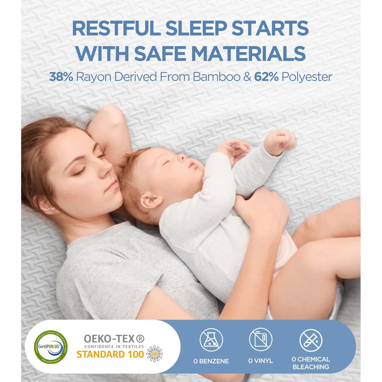 Protector de Colchón Twin Emircey Home 100% Impermeable Hipoalergénico