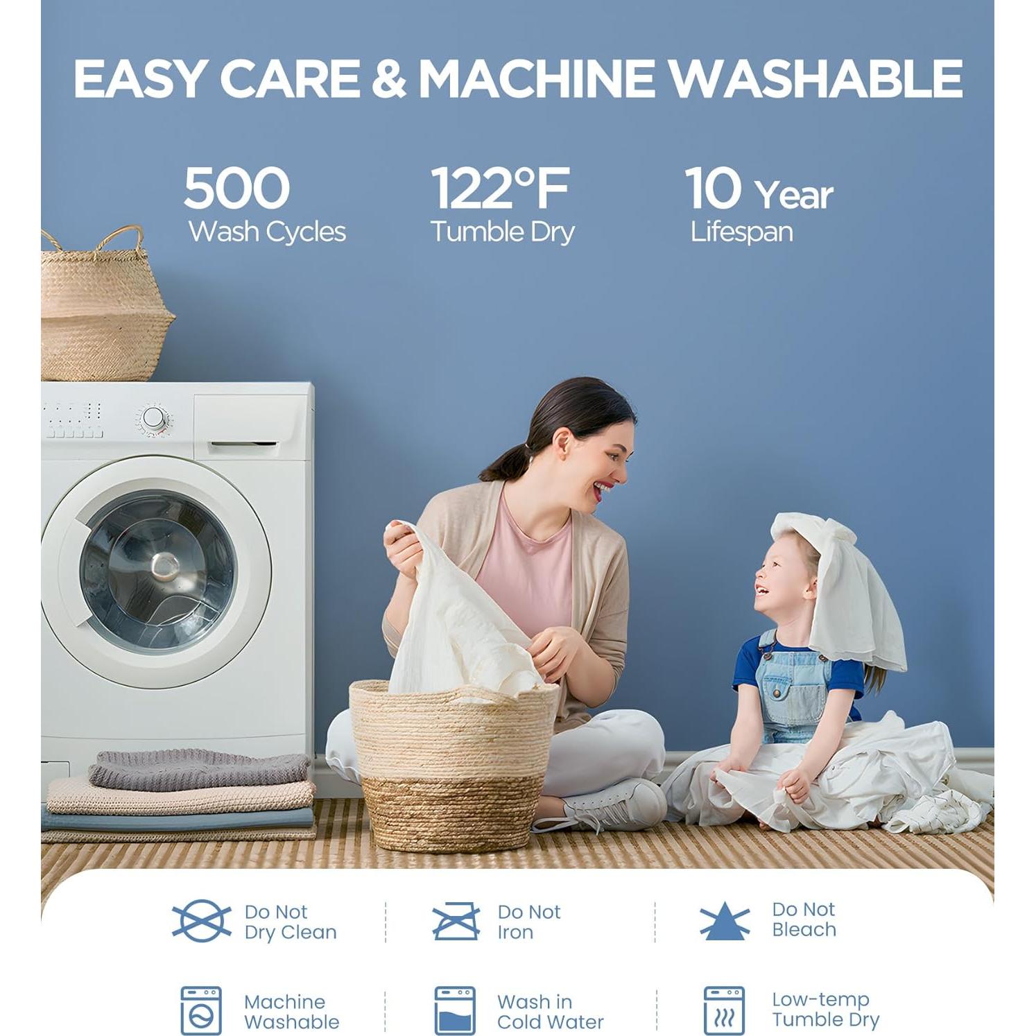 Protector de Colchón Twin Emircey Home 100% Impermeable Hipoalergénico