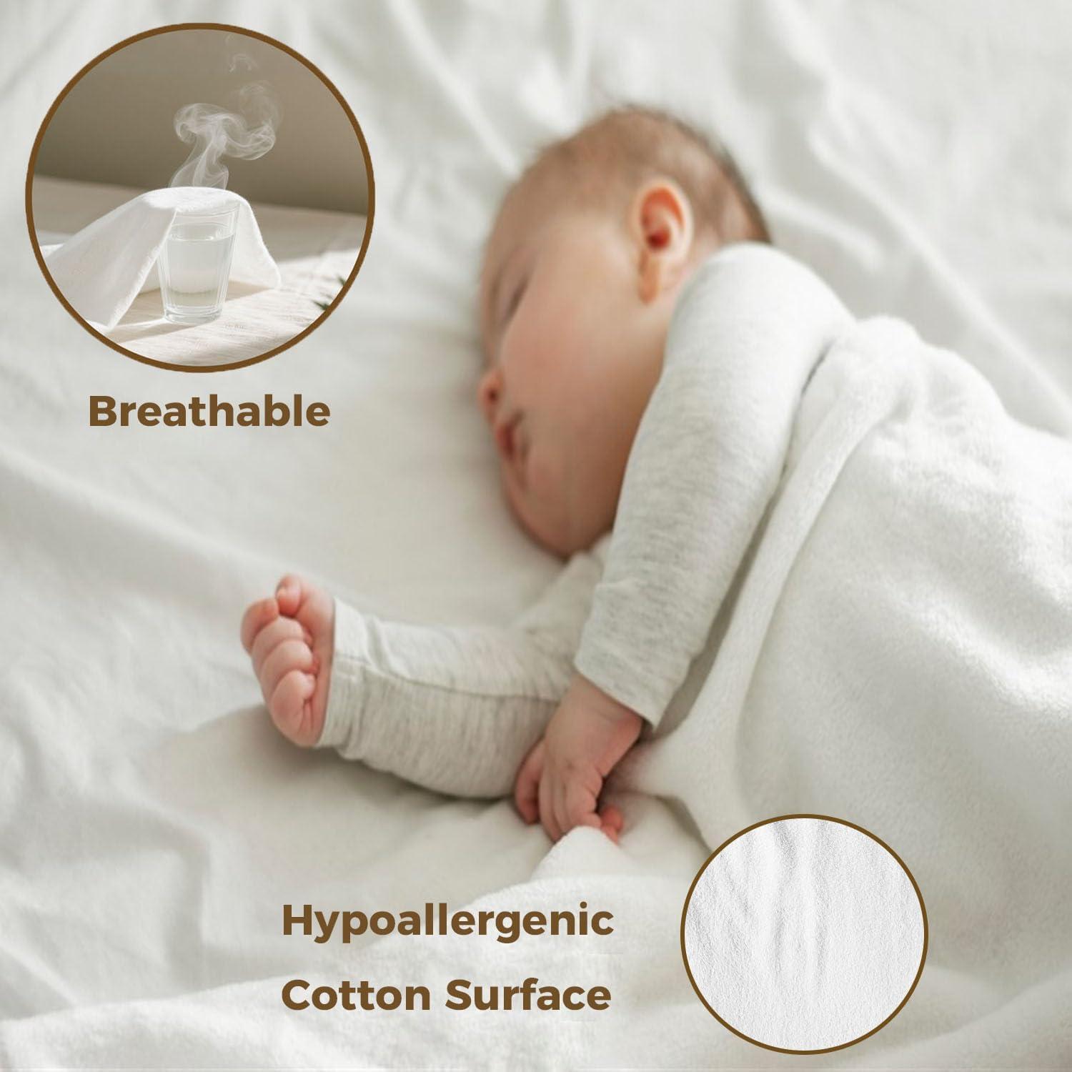 Protector de Colchón Queen Miloll Impermeable y Lavable 12-15"