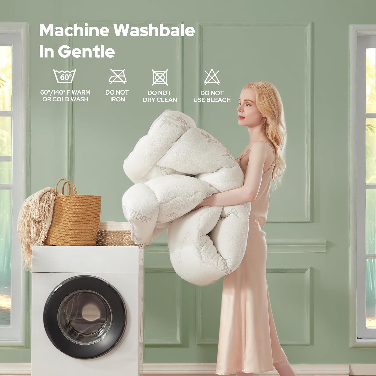 Cubrecolchón King BEDLORE Viscosa de Bambú 203x198 cm