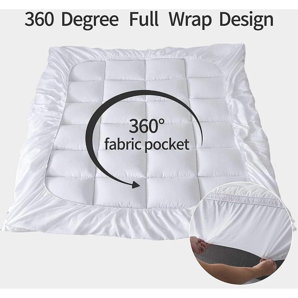 Cubierta de Colchón Sleep Mantra Queen 100% Algodón Suave