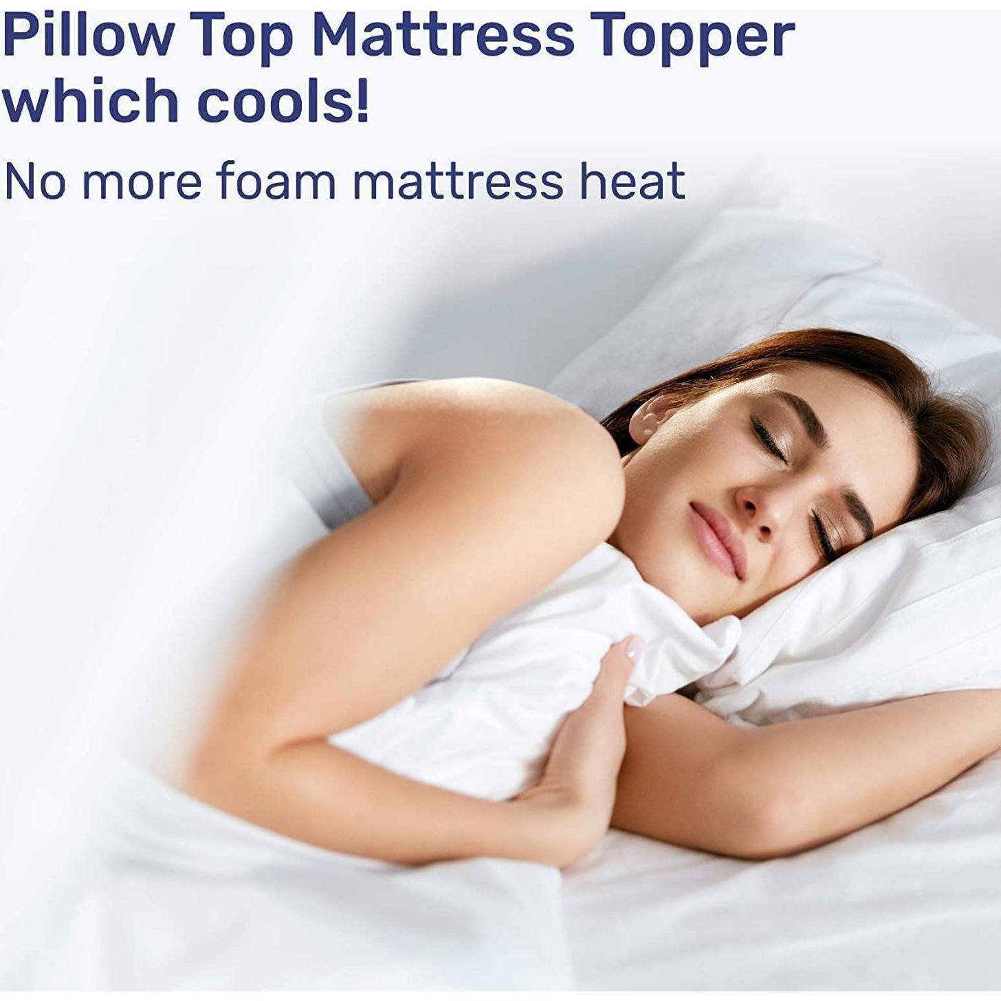 Cubierta de Colchón Sleep Mantra Queen 100% Algodón Suave