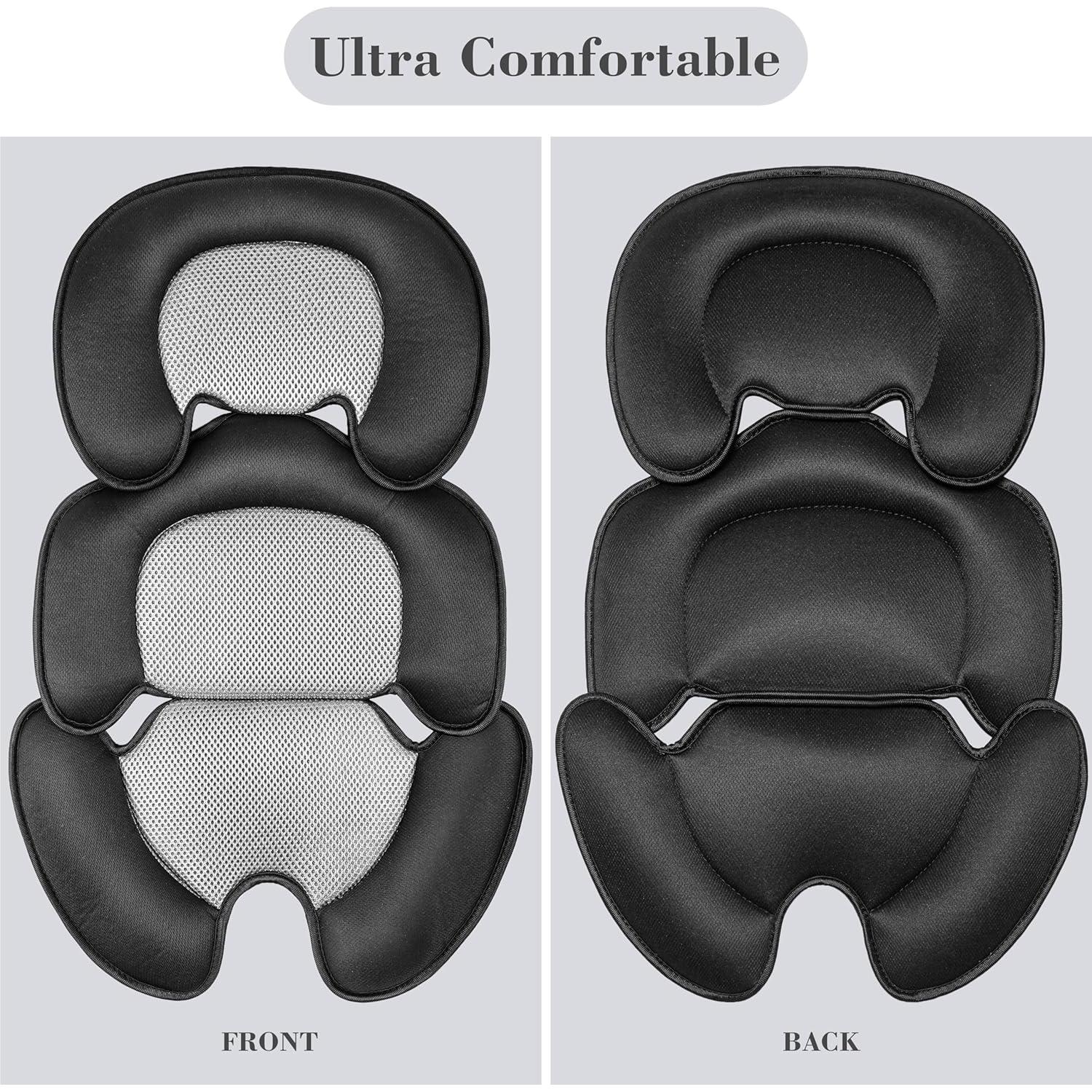 Cojín de Soporte para Bebés Ihaapsi Negro 61x39.6cm Transpirable